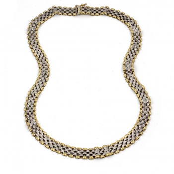 9ct gold 25.7g 17 inch neck collar